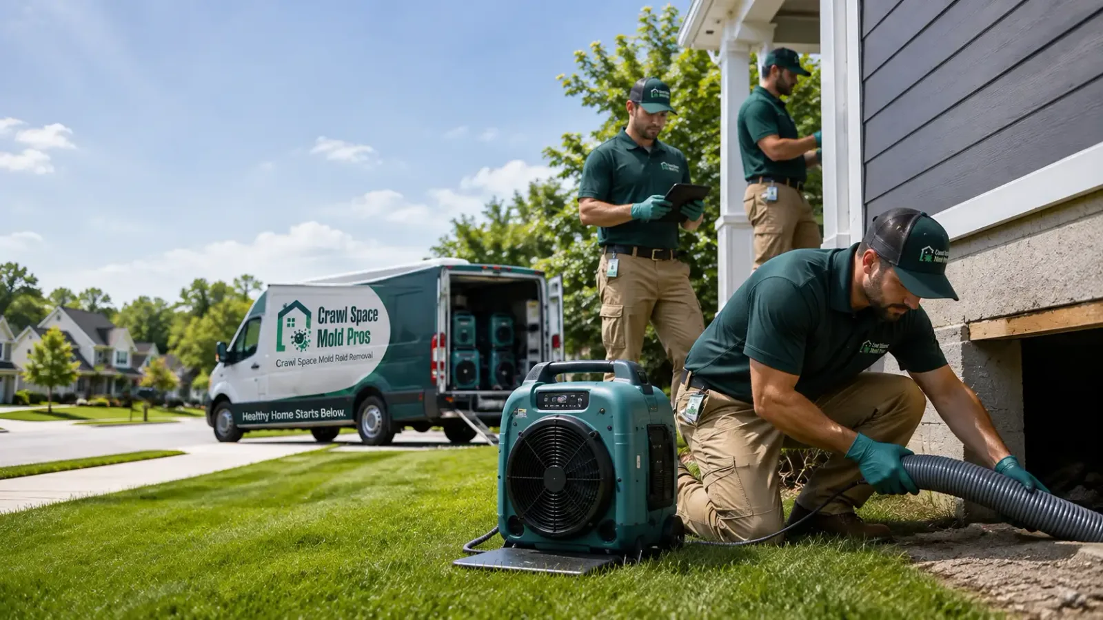 Crawl Space Mold Removal in Needham Heights, MA